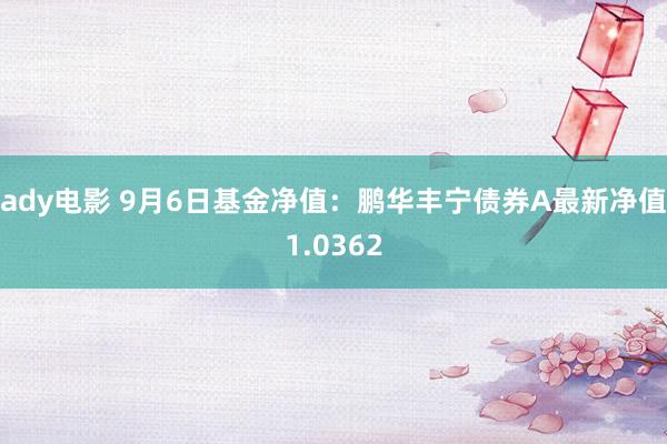 ady电影 9月6日基金净值：鹏华丰宁债券A最新净值1.0362