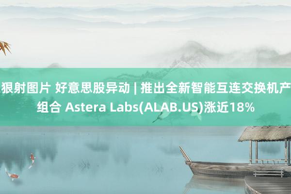 狠狠射图片 好意思股异动 | 推出全新智能互连交换机产物组合 Astera Labs(ALAB.US)涨近18%