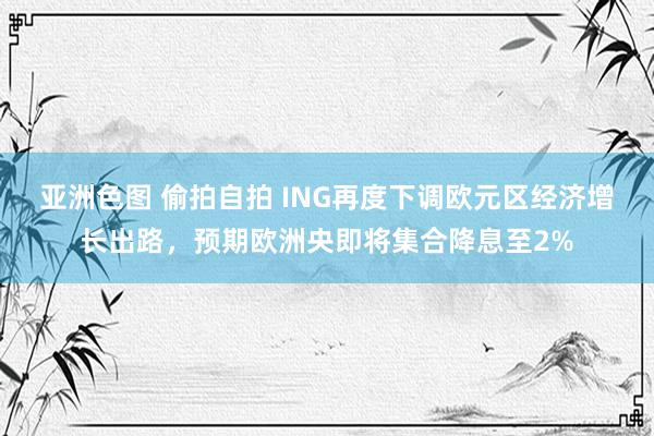 亚洲色图 偷拍自拍 ING再度下调欧元区经济增长出路，预期欧洲央即将集合降息至2%