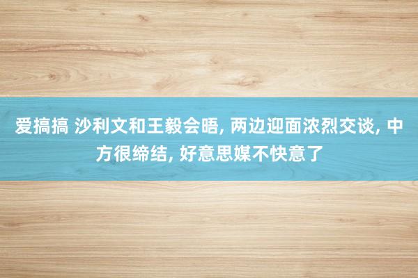 爱搞搞 沙利文和王毅会晤， 两边迎面浓烈交谈， 中方很缔结， 好意思媒不快意了