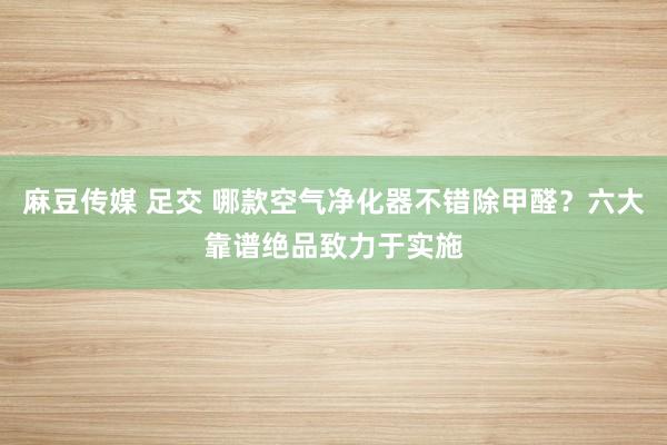 麻豆传媒 足交 哪款空气净化器不错除甲醛？六大靠谱绝品致力于实施